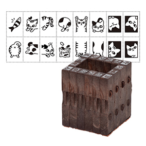 連結数字 スタンプ フレーム