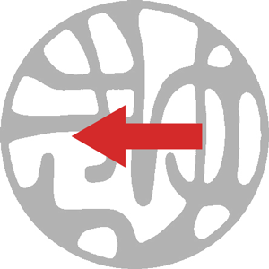 横（左←右）