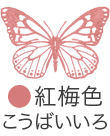 いろもよう：紅梅色（こうばいいろ）