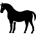 馬のシルエット