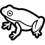 リアルなカエル