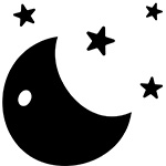 月と星